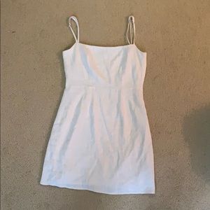 Nasty gal white linen dress
